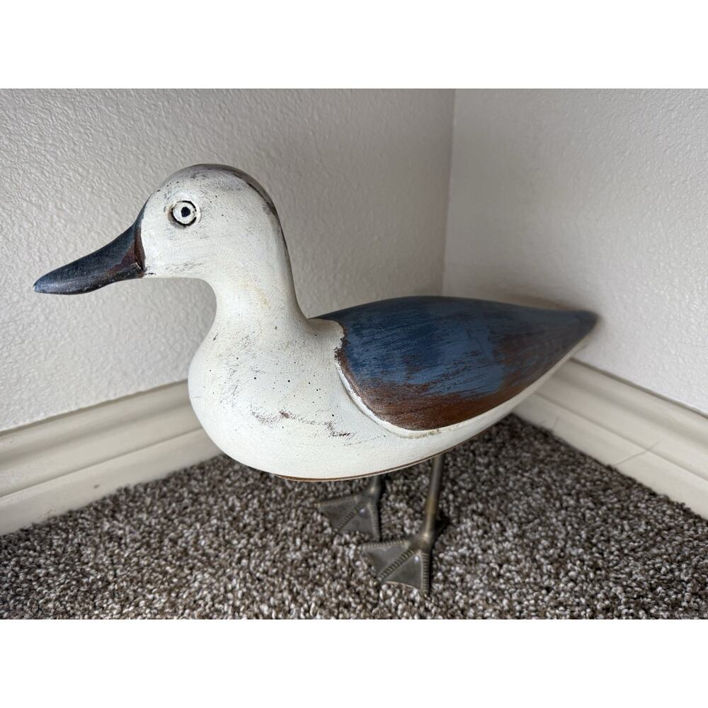 Wooden Decoy Duck By Sarreid LTD. Made In Italy